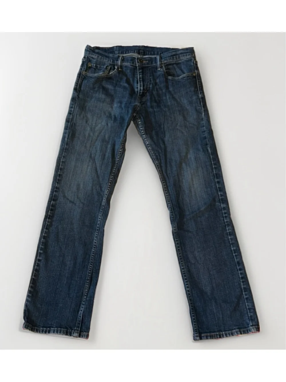 Men Levi’s 559 Relaxed Straight Blue Jeans - Size 30 X 32